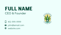 Marijuana Leaf Bong  Business Card Image Preview