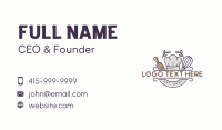 Toque Patisserie Baker Business Card