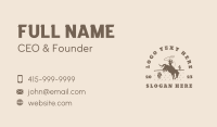 Equestrianism Business Card example 4