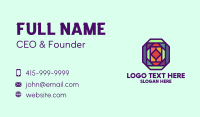 Window Business Card example 1