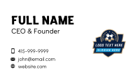 Soccer Ball Sports League Business Card