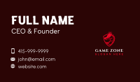 Dragon Beast Shield Business Card Image Preview