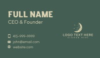 Lunar Moon Leaf Business Card