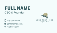 Flower Wheelbarrow Garden Business Card