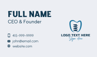 Dental Care Business Card example 2