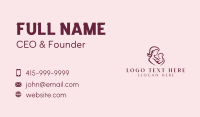 Infant Pediatric Childcare Business Card