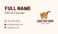 Pizza Food Cart  Business Card Design