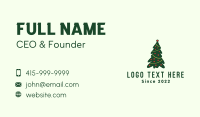 Decorative Pine Tree Business Card