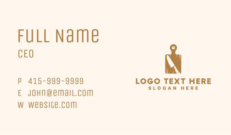 Board Business Card example 1