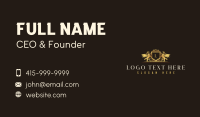 Luxury Pegasus Crest Business Card Design