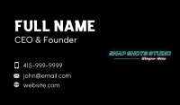 Music Industry Business Card example 4