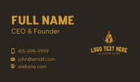 Gold Warrior Esports Business Card Design