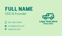 Minimalist Family Car Business Card Design