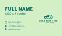 Minimalist Family Car Business Card