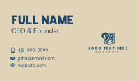 Quill Ink Writer Business Card