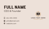 Book Torch Pen Business Card