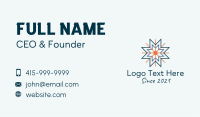 Snowflake Cooling Ventilation Business Card