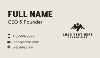 Mountain Bird Emblem Business Card