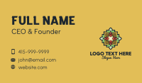 Floral Lantern Decoration Business Card