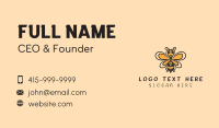 Yellow Wild Honeybee Business Card