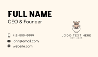 Beef Soup Mascot Business Card