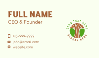 Green Nature Tree  Business Card