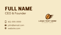 Fast Coffee Bean  Business Card