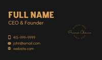 Classy Signature Badge Business Card Image Preview