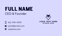 Alpha Wolf Gaming Team Business Card