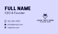 Alpha Wolf Gaming Team Business Card Design