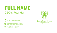 Leafy Tooth Business Card Design