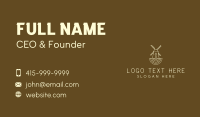 Rustic Farm Windmill Business Card