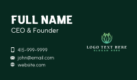 Plant Landscaping Leaves Business Card Design