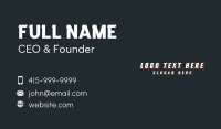 Generic Apparel Business Business Card