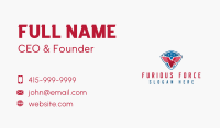 American Eagle Shield Business Card Image Preview