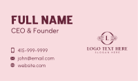 Floral Stylish Boutique Business Card