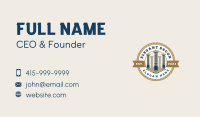 Greek Pillar Column Ornament Business Card Image Preview