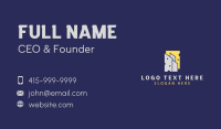 City Night Tower Buildings  Business Card