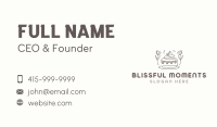 Floral Cake Dessert Business Card