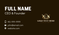 Luxury Shield Deer Business Card