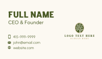 Tree Farm Gardening Business Card Design