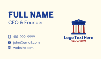 American Government Building Business Card Design