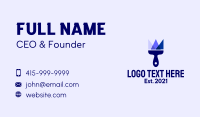 Royal Crown Paintbrush Business Card