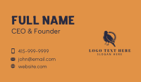 Bird Feathers Circle  Business Card Design