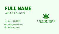 Medicinal Female Marijuana Business Card