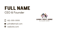 House Roof Paving Business Card