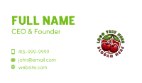 Sweet Cherry Fruit  Business Card