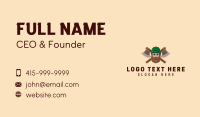 Timber Axe Woodcutter Business Card