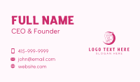 Woman Waxing Salon Business Card