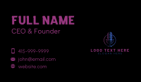 Microphone Business Card example 4